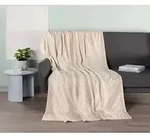 Decke CLAIRE creme (BL 150x200 cm) - beige - BL 150x200 cm