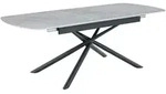 Esstisch HARPER HESPERIA (BHT 180x76x90 cm) - grau - BHT 180x76x90 cm