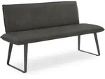 Sitzbank SOLO (BHT 200x92x67 cm) - Bezug: Leder - BHT 200x92x67 cm