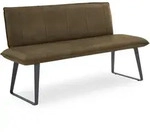 Sitzbank SOLO (BHT 180x92x67 cm) - Bezug: Leder - BHT 180x92x67 cm