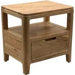 Nachttisch (LBH 45x35x46 cm) - braun - LBH 45x35x46 cm