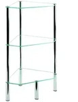 Regal (BHT 46x77x32 cm) - silber - BHT 46x77x32 cm