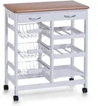 K&uuml;chenrollwagen BIANCO (BHT 66x76x36 cm) - BHT 66x76x36 cm