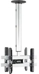 Deckenhalterung CM 3 DOUBLE (BH 42x74 cm) - silber - BH 42x74 cm