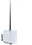 Toilettengarnitur QUADRO (BHT 9,50x37x12,50 cm) - silber - BHT 9,50x37x12,50 cm