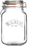 Aufbewahrungsglas KILNER (BHT 12x19,50x12 cm) - wei&szlig; - BHT 12x19,50x12 cm