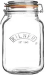 Aufbewahrungsglas KILNER (BHT 12x21,50x12 cm) - wei&szlig; - BHT 12x21,50x12 cm
