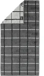 Handtuch NOBLESSE SQUARE KARO (BL 50x100 cm) - grau - BL 50x100 cm