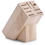 Messerblock (LBH 25x12,30x22 cm) - braun - LBH 25x12,30x22 cm
