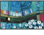 Fu&szlig;matte STADT IN BLAU (BL 40x60 cm) - BL 40x60 cm