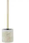 Toilettengarnitur ODOS (BHT 7,50x37x7,50 cm) - wei&szlig; - BHT 7,50x37x7,50 cm