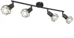Wand-/Deckenspot XARA I (LBH 60x8x19,50 cm) - schwarz - LBH 60x8x19,50 cm