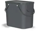 M&uuml;lleimer ALBULA anthrazit (BHT 40x34x24 cm) - grau - BHT 40x34x24 cm