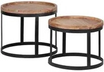 Beistelltisch AKOLA (DH 53x45 cm) - schwarz - DH 53x45 cm