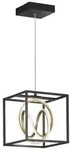 Pendelleuchte GISI (LB 25x25 cm) - schwarz - LB 25x25 cm