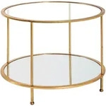 Beistelltisch (DH 60x45 cm) - gold - DH 60x45 cm