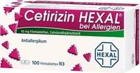 PZN-DE 01830229, Cetirizin HEXAL Filmtabletten bei Allergien 100 stk