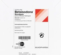 PZN-DE 02754594, HERMES Arzneimittel Betaisodona Wundgaze 10x10 cm 10 stk
