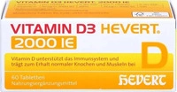 PZN-DE 11116697, Hevert-Arzneimittel Vitamin D3 Hevert 2.000 I.E. Tabletten 60 stk