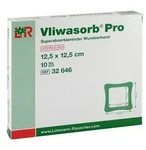 Vliwasorb Pro suberabsorb.Komp.steril 12,5x12,5 cm