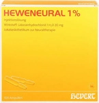 PZN-DE 03173066, Hevert-Arzneimittel Heweneural 1% Ampullen 100X2 ml, Grundpreis: