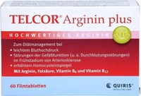 PZN-DE 03104728, Quiris Healthcare Telcor Arginin plus Filmtabletten 60 stk