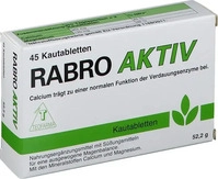 PZN-DE 12366841, Teofarma s.r.l Rabro Aktiv Kautabletten 45 stk
