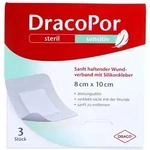 Dracopor Sensitiv 8x10 Cm Steril M.silikonkleber