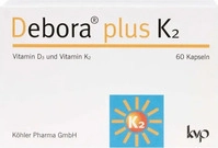 PZN-DE 12510166, K&ouml;hler Pharma Debora plus K2 Kapseln 60 stk