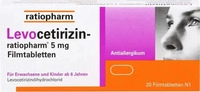 PZN-DE 15197735, Levocetirizin-ratiopharm 5 mg Filmtabletten 20 stk