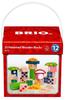 Brio - BRIO 30112 Baustein-Box - Farbenfrohe Holzbausteine mit Lernfunktionen in