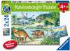 Ravensburger Verlag - Puzzle SAURIER UND IHRE LEBENSRÄUME 2x24-teilig