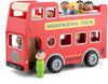 New Classic Toys - Holz-Bus SIGHTSEEING mit Figuren in rot