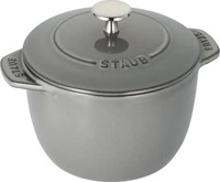 Staub 11721618, Staub - Reis-Cocotte 16 cm, rund, Graphit-Grau, 40509-703 /...