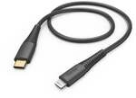 Hama Ladekabel, USB-C - Lightning, 1,5 m, Schwarz