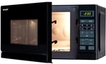 Sharp R242BKW Solo-Mikrowelle schwarz