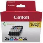 Canon PGI-580/CLI-581 Tintenpatronen Multipack 5-farbig