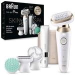 Braun Silk-&eacute;pil 9 9-481 3D Flex SkinSpa All-in-One Set wei&szlig;/gold