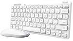 Trust Lyra Tastatur-Maus-Set wei&szlig;