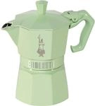 Bialetti Moka Exclusive Espressokocher 3 Tassen gr&uuml;n