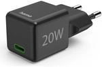 Hama Schnellladeger&auml;t, USB-C, Super-Mini-Charger, PD, 20 W, Schwarz