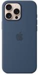 Apple Silikon Case mit MagSafe f&uuml;r Apple iPhone 16 Pro Max denim