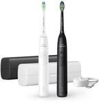 Philips Sonicare 5300 HX7109/01 elektrische Zahnb&uuml;rste Doppelpack schwarz/wei&szlig;