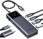 UGREEN CM888 Uno 6-in-1 USB-C-Hub grau