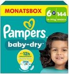 Pampers Baby-Dry Windeln Gr&ouml;&szlig;e 6+ (14-19 kg) 144 St&uuml;ck