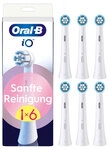 Oral-B iO Sanfte Reinigung Aufsteckb&uuml;rsten wei&szlig; 6 St&uuml;ck