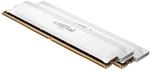 Crucial Pro DDR5 RAM 64GB Kit (2x32GB) 6400MHz CL40 Arbeitsspeicher wei&szlig;
