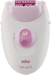 Braun Silk-&eacute;pil 3 3-000 Epilierer wei&szlig;/pink