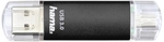 Hama FlashPen "Laeta Twin", USB 3.0, 32 GB, 45MB/s, Schwarz