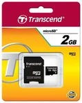 Transcend 2GB Micro SD Speicherkarte